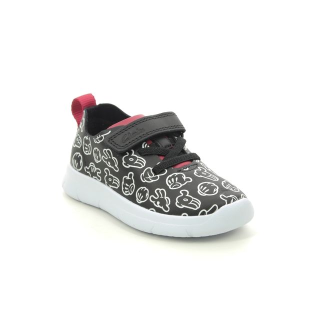 Clarks Toddler Boys Trainers - Black - 495646F ATH COMIC T DISNEY