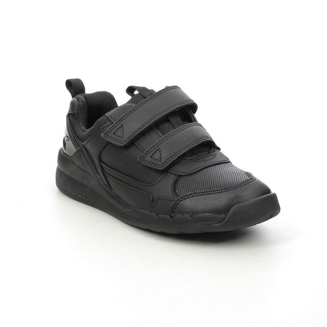Clarks School Shoes - Black leather - 534787G ORBIT SPRINT K