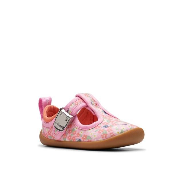 Clarks Girls First And Baby Shoes - Pink - 759646F ROAMER BLOOM T