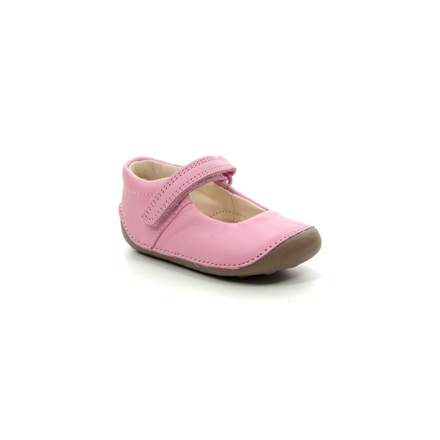 Clarks Tiny Mist T Pink Leather Kids girls first and baby shoes 4700-88H