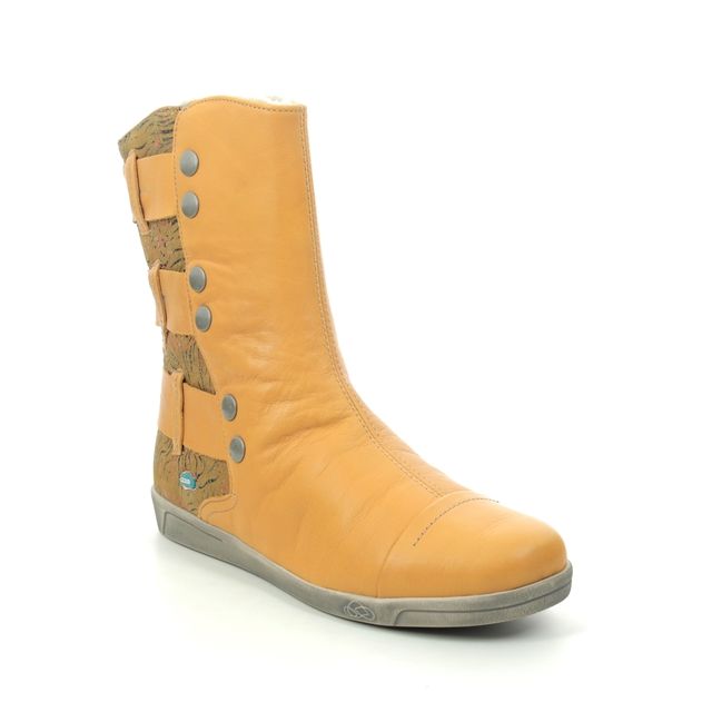 Cloud Footwear Amber Yellow Womens Mid Calf Boots 00342-016