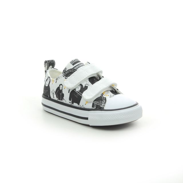 Converse Sloth 2v White Kids Toddler Boys Trainers 771129C-006