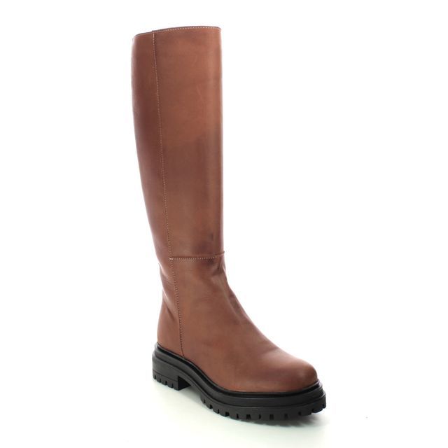 Creator Knee-high Boots - Tan Leather - B  2947/11 LUNA LONG