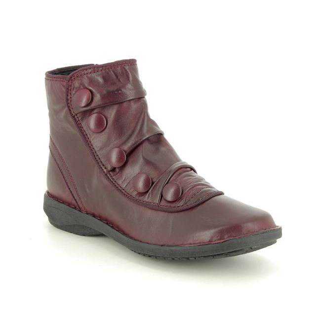 Creator Sufflebut Wine leather Womens Ankle Boots IB17935-81