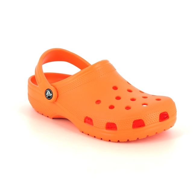 Crocs Classic Orange Womens shoes 10001-83A