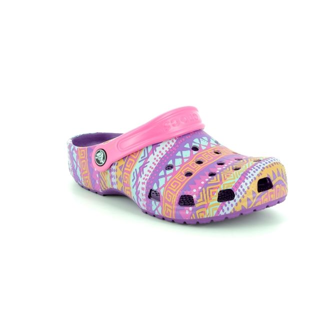 Crocs Classic Graphi Pink Glitz Kids shoes 204816-57H