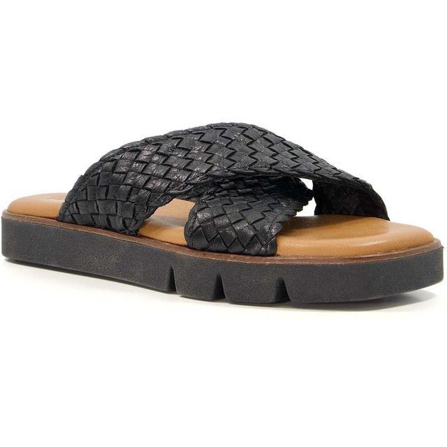 Dune London Slide Sandals - Black - 7951106000548 Lexey