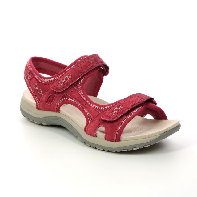 Earth Spirit Frisco Red suede Womens Walking Sandals 40536-83