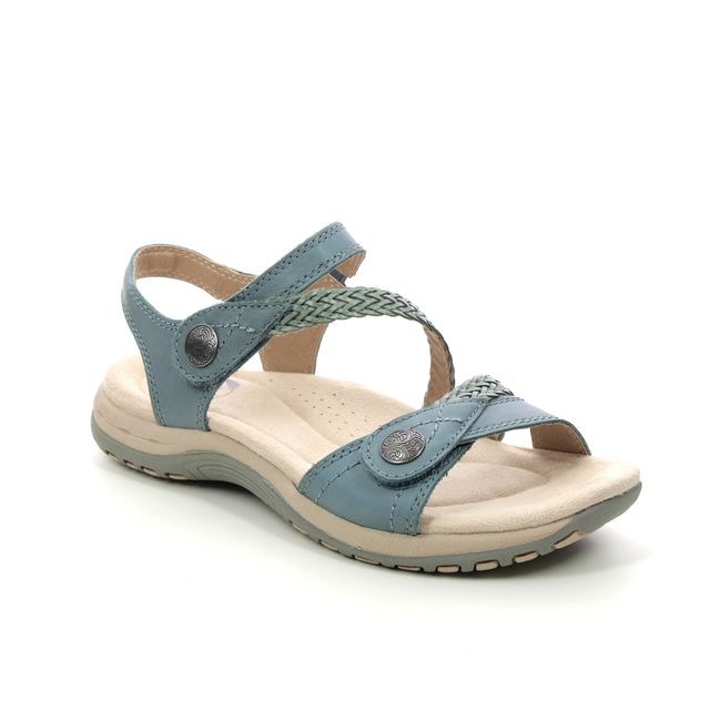 Earth Spirit Malibu BLUE LEATHER Womens Comfortable Sandals 40561-73