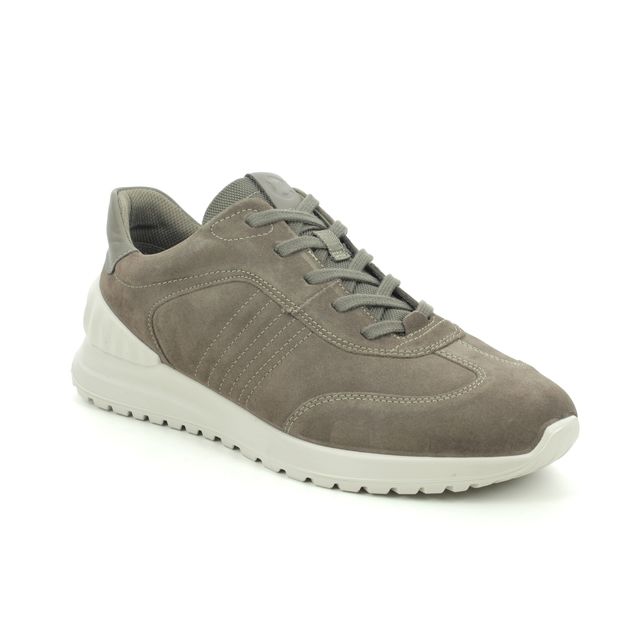 ECCO Astir Lite Taupe suede Mens trainers 503704-57181