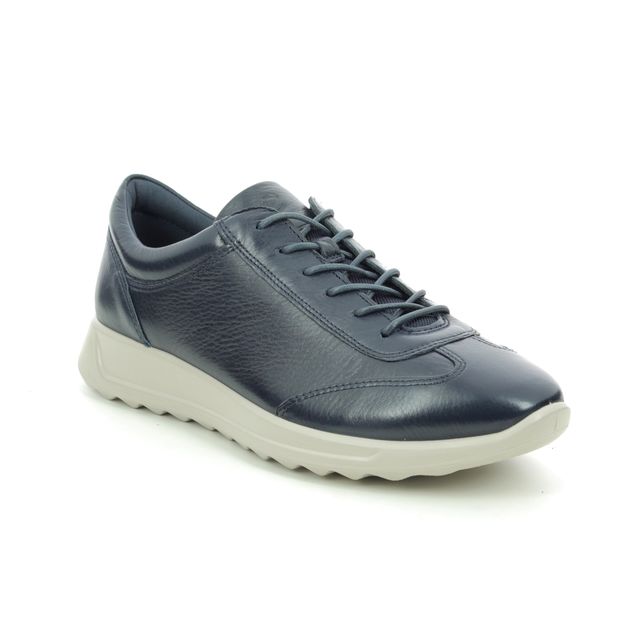 ECCO Flexure Runlace 292333-01038 Navy Leather trainers