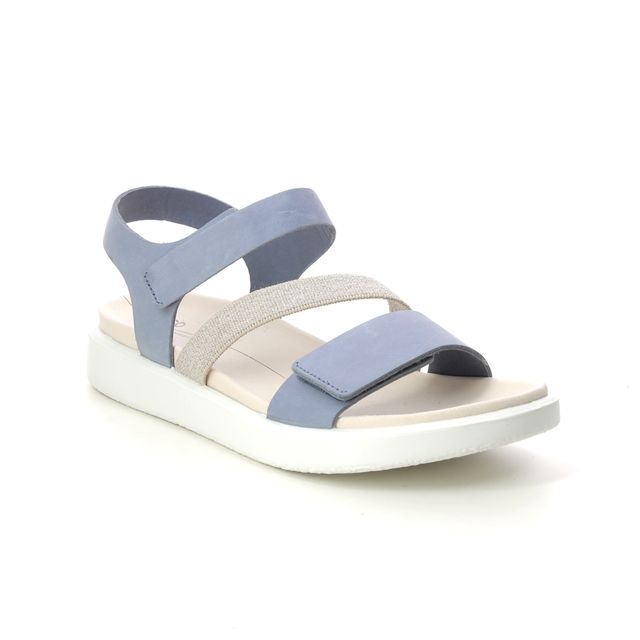 ECCO Comfortable Sandals - BLUE LEATHER - 273713/02646 FLOWT  VEL