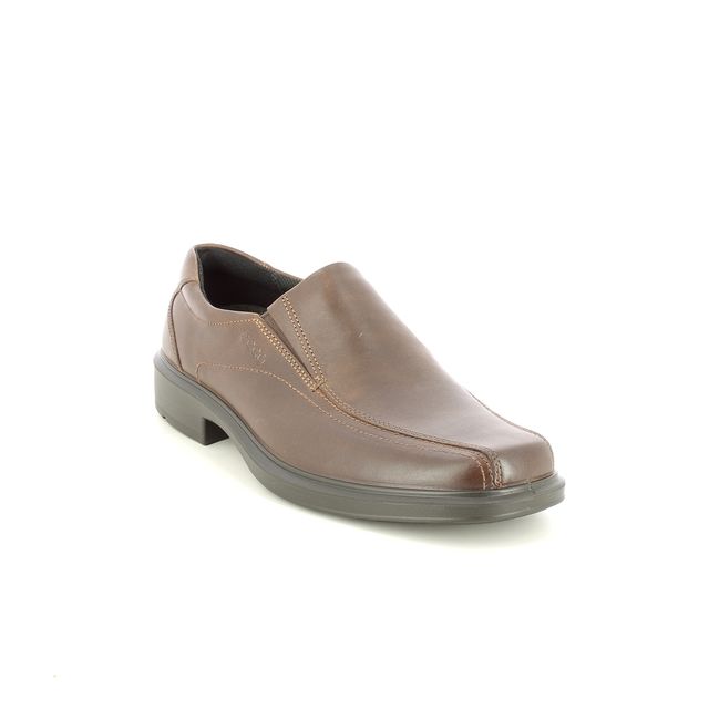 ECCO Slip-on Shoes - Brown leather - 050134/01482 HELSINKI SLIPON