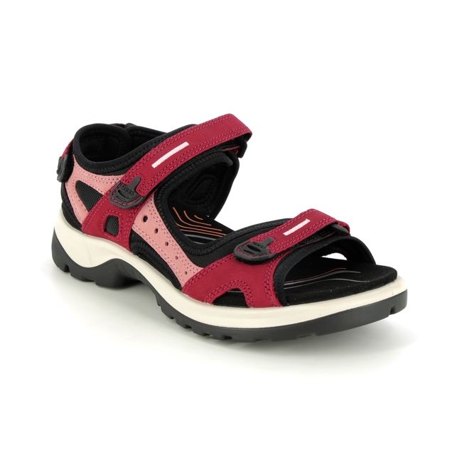 ECCO Offroad Lady Red multi Womens Walking Sandals 069563-60423