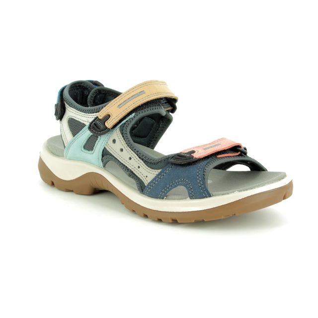 ECCO Offroad Lady 2 Multi Coloured Womens Walking Sandals 822083-55749