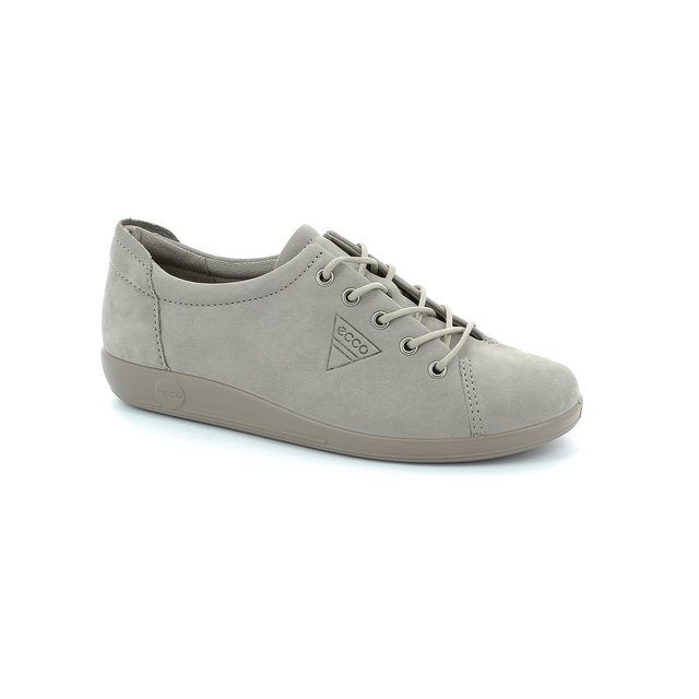 ECCO Also Softer Beige nubuck Womens lacing shoes 206503-02459