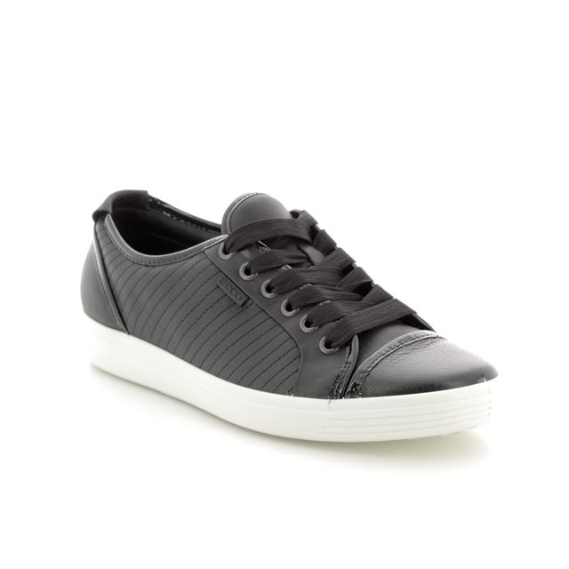 ECCO Lacing Shoes - Black leather - 430903/51094 SOFT 7 LADIES 85
