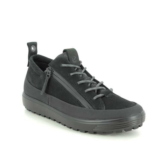 ECCO Soft 7 Lo Gtx Black nubuck Womens Walking Shoes 450363-02001