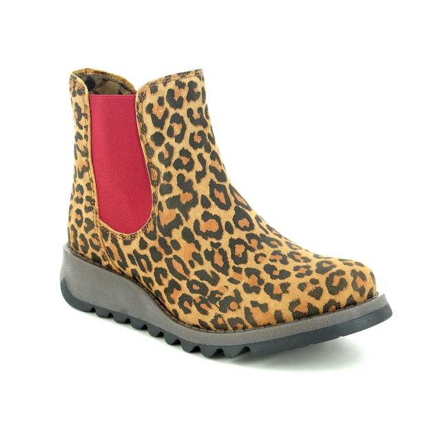 Fly London Chelsea Boots - Leopard print - P143195 SALV