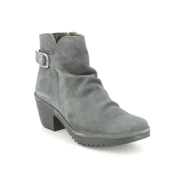 Fly London Wina  Willow Grey Suede Womens ankle boots P501346-004