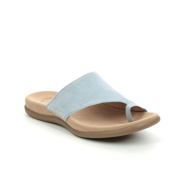 Gabor Lanzarote Pale blue Womens Toe Post Sandals 23.700.10