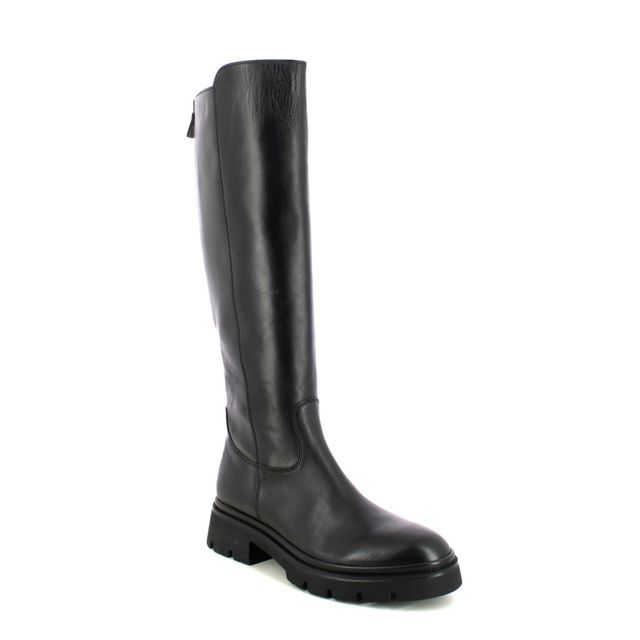 Gabor Knee-high Boots - Black leather - 31.859.27 MATCH MEDIUM LEG