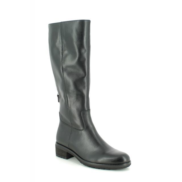 Gabor Palmer 95 31.615.27 Black leather knee-high boots