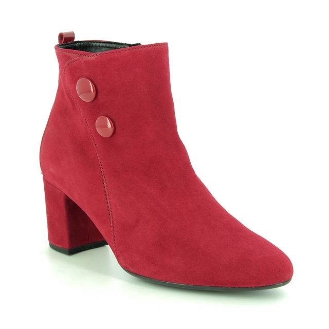 Gabor Venue 35.802.15 Red suede Ankle Boots