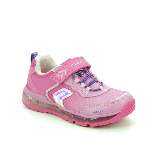 Geox Android Girl A Fuchsia Kids girls trainers J0245A-C8002