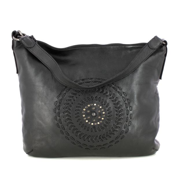 Gianni Conti Lombardy Black leather Womens handbag 4616230-10