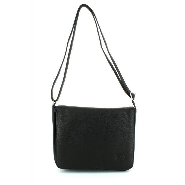 Begg Exclusive Handbag - Black - 4174/03 P4174 FLAPOVER