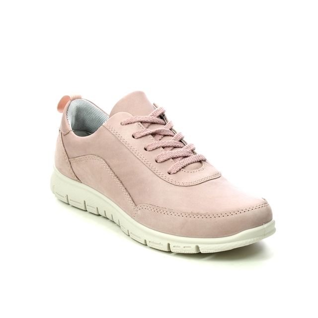 Hotter Gravity 2 Standard Pink Leather Womens lacing shoes 1032-60