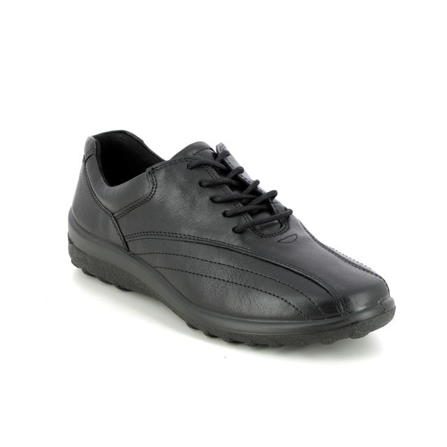 Hotter Lacing Shoes - Black leather - 13118/30 TONE 2 EXTRA WIDE