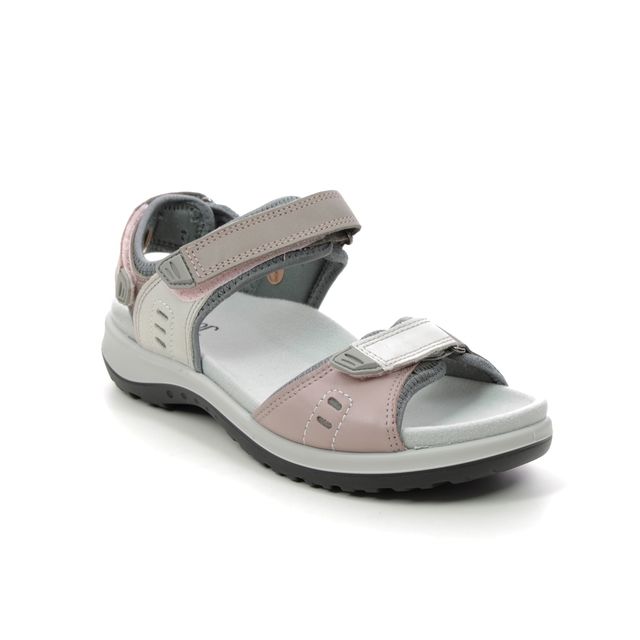 Hotter Walk 2 Wide Taupe multi Womens Walking Sandals 28113-55