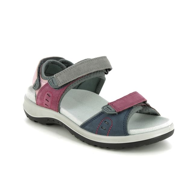 Hotter Walking Sandals - Pink multi - 9913/55 WALK 2 WIDE