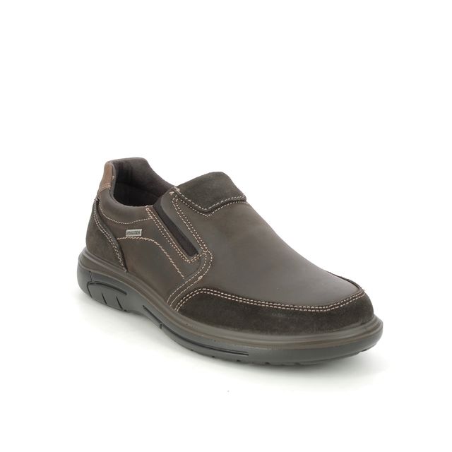 IMAC Slip-on Shoes - Brown leather - 2158/3474017 BRANDO SLIP TEX