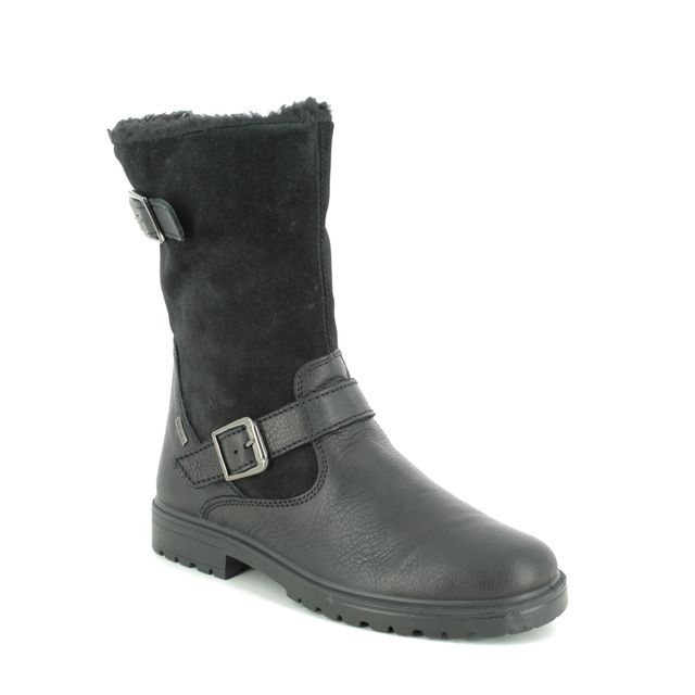 IMAC Chris Hi Tex Black Kids Girls boots 0618-1706011