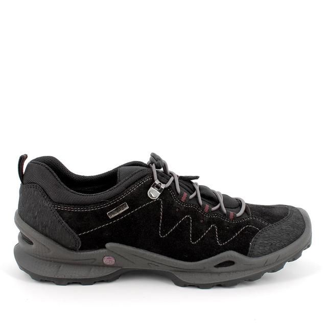 IMAC Foxy  Lo Tex Black Suede Womens Walking Shoes 9008-7150011