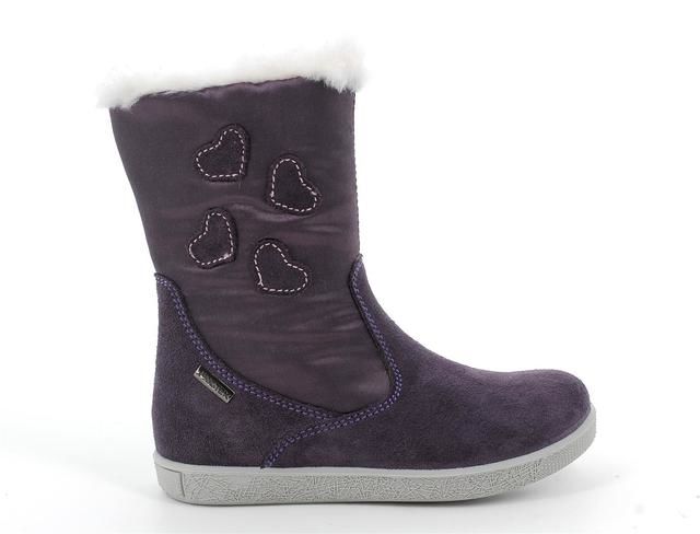 IMAC Holly Fur Tex Purple suede Kids Girls boots 0028-7077008