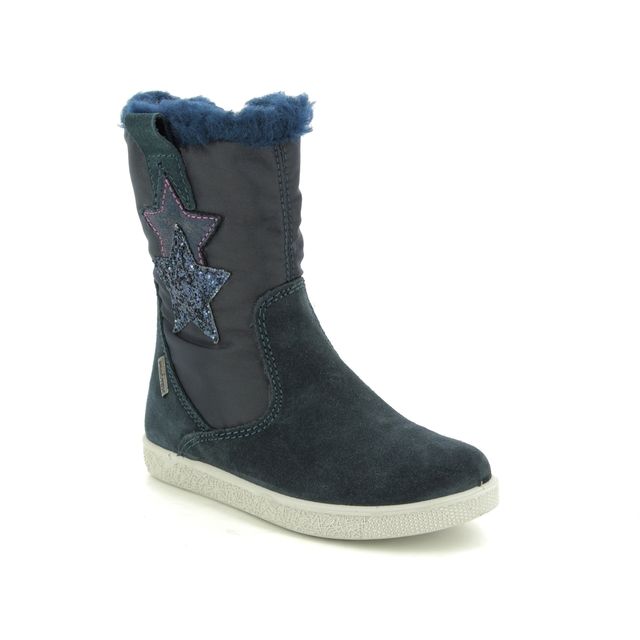 IMAC Holly Tex Navy Suede Kids Girls boots 0018-7030009