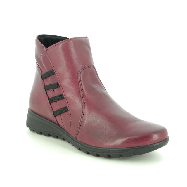 IMAC Karen Boot Red leather Womens Ankle Boots 7520-54178019