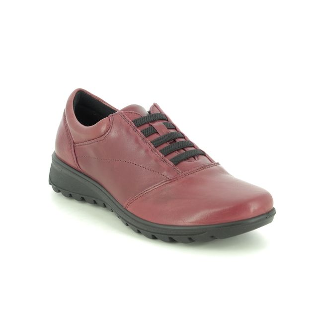 IMAC Karen Strap Red leather Womens Comfort Slip On Shoes 7510-54178019