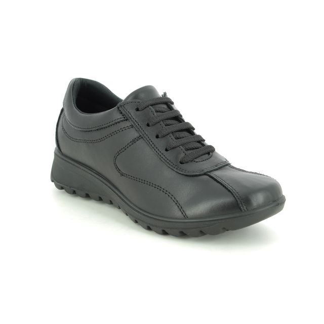 IMAC Karenal 05 Black leather Womens lacing shoes 7450-1400011