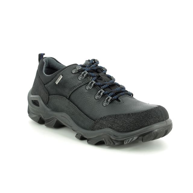 IMAC Path Lo Tex Black leather Mens comfort shoes 4268-3550009