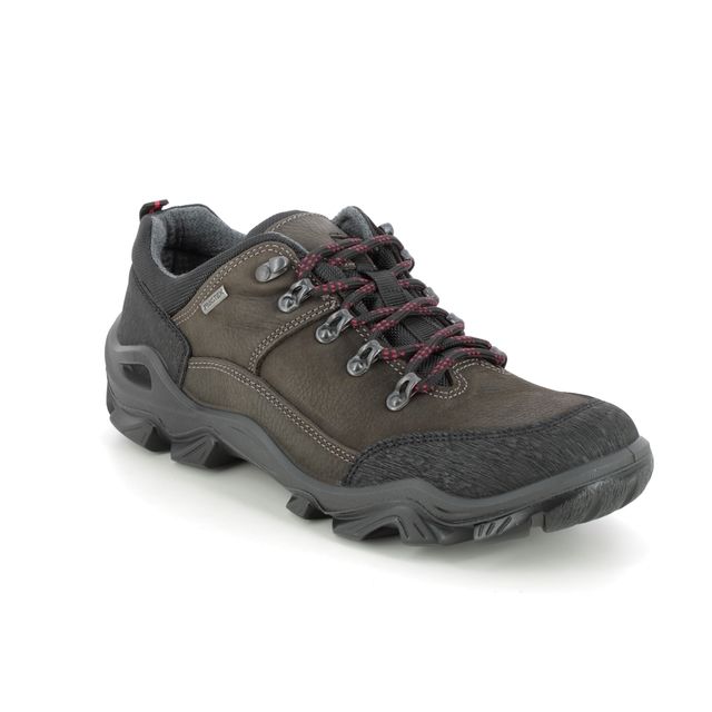 IMAC Path Lo Tex Brown waxy leather Mens Walking Shoes M260B-3908