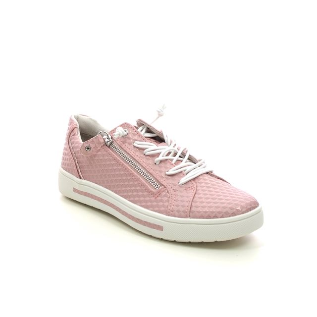 Jana Altozip Wide Rose pink Womens trainers 23660-20-594