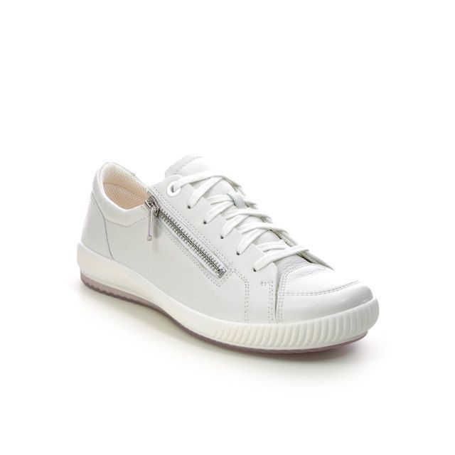 Legero Tanaro 5 Zip White Leather Womens lacing shoes 2000162-1000