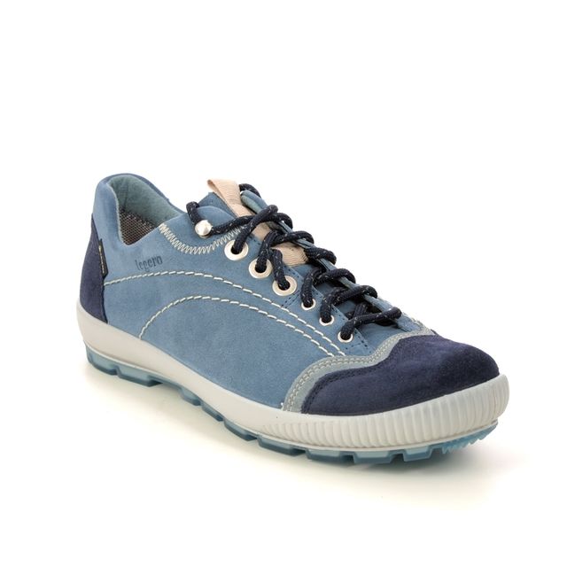 Legero Tanaro Trek Gtx Blue Suede Womens Walking Shoes 2000122-8620