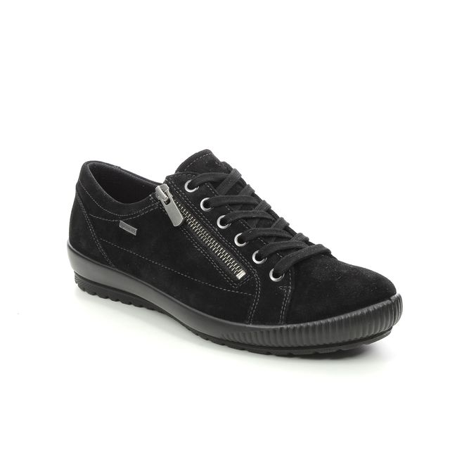 Legero Lacing Shoes - Black suede - 00616/00 TANARO ZIP GTX