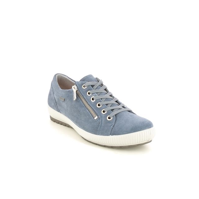 Legero Tanaro Zip Gtx Blue Suede Womens lacing shoes 2000616-8600
